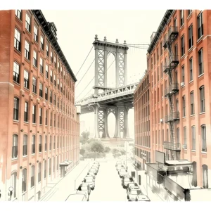 New York | Manhattan Bridge — Japanese Tradition fine art print