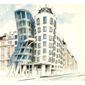 Prague | Dancing House — Japanese Tradition fine art print