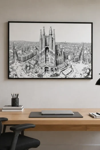 Barcelona in Urban Sketch