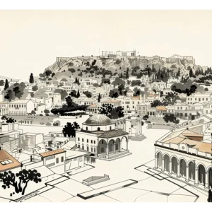 Athens | Monastiraki — Japanese Tradition fine art print