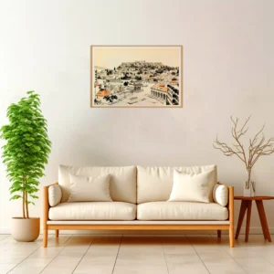 Athens | Monastiraki — Japanese Tradition framed fine art interior preview