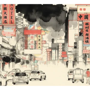 Bangkok | Yaowarat Road — Japanese Tradition fine art print