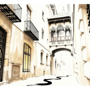 Barcelona | Gothic Quarter — Japanese Tradition fine art print
