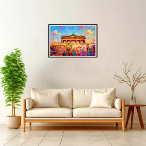 Berlin | The Wall — Impressionist Dream framed fine art interior preview