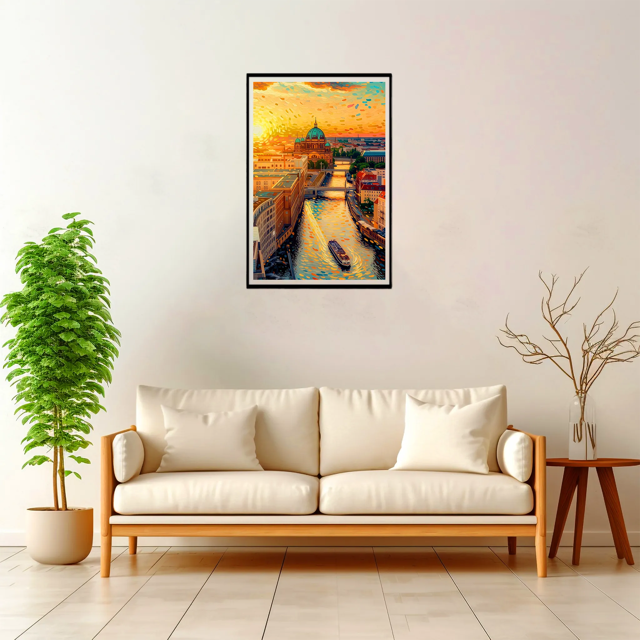 Berlin | Panorama — Impressionist Dream framed fine art interior preview