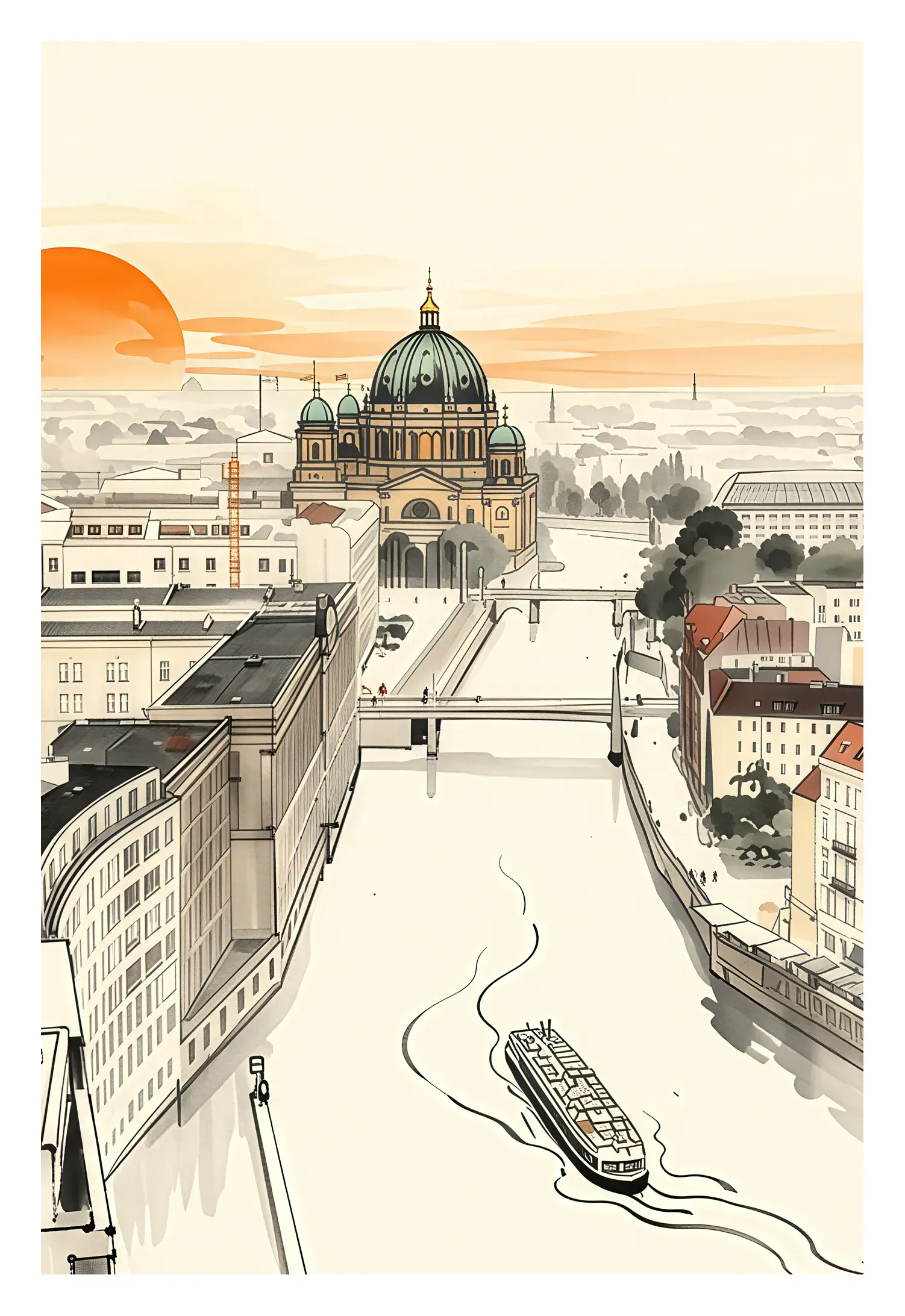 Berlin | Panorama — Japanese Tradition fine art print
