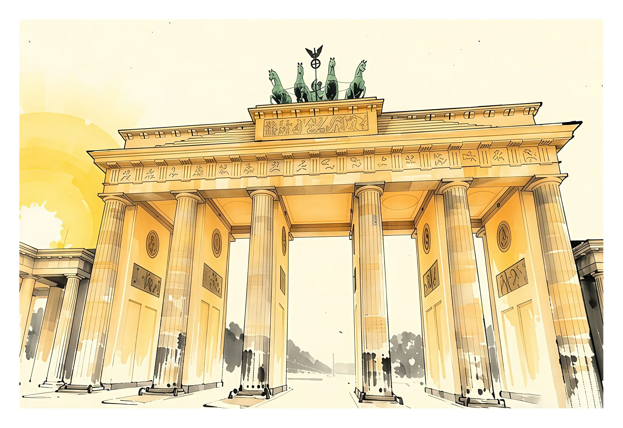 Berlin | Brandenburg Gate — Japanese Tradition fine art print