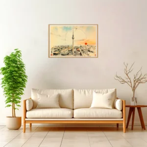 Berlin | Tower — Japanese Tradition framed fine art interior preview