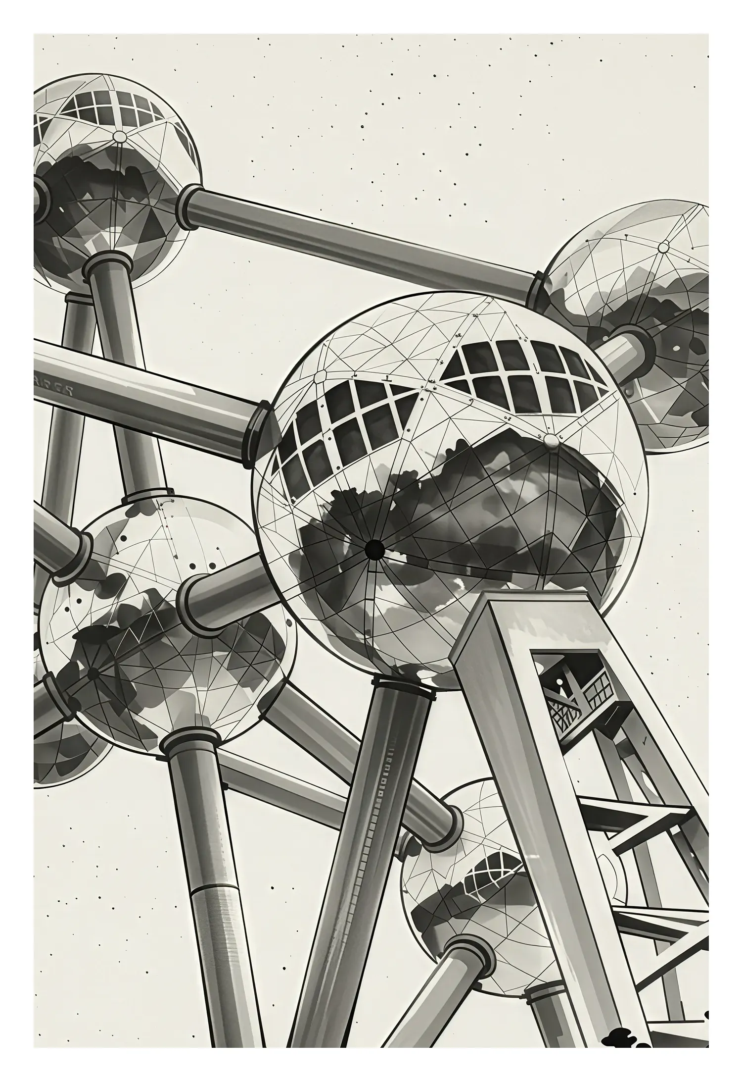 Brussels | Atomium — Japanese Tradition fine art print
