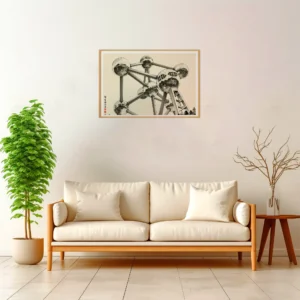 Brussels | Atomium — Japanese Tradition framed fine art interior preview