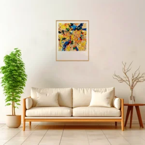 Brussels | Map — Aura Abstract framed fine art interior preview