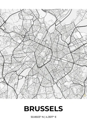 Brussels | Grand Place — Urban Sketch fine art print
