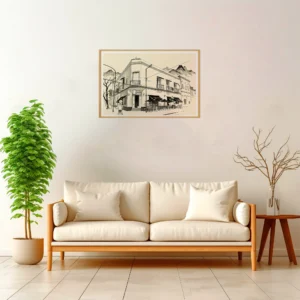Buenos Aires | Caminito — Japanese Tradition framed fine art interior preview