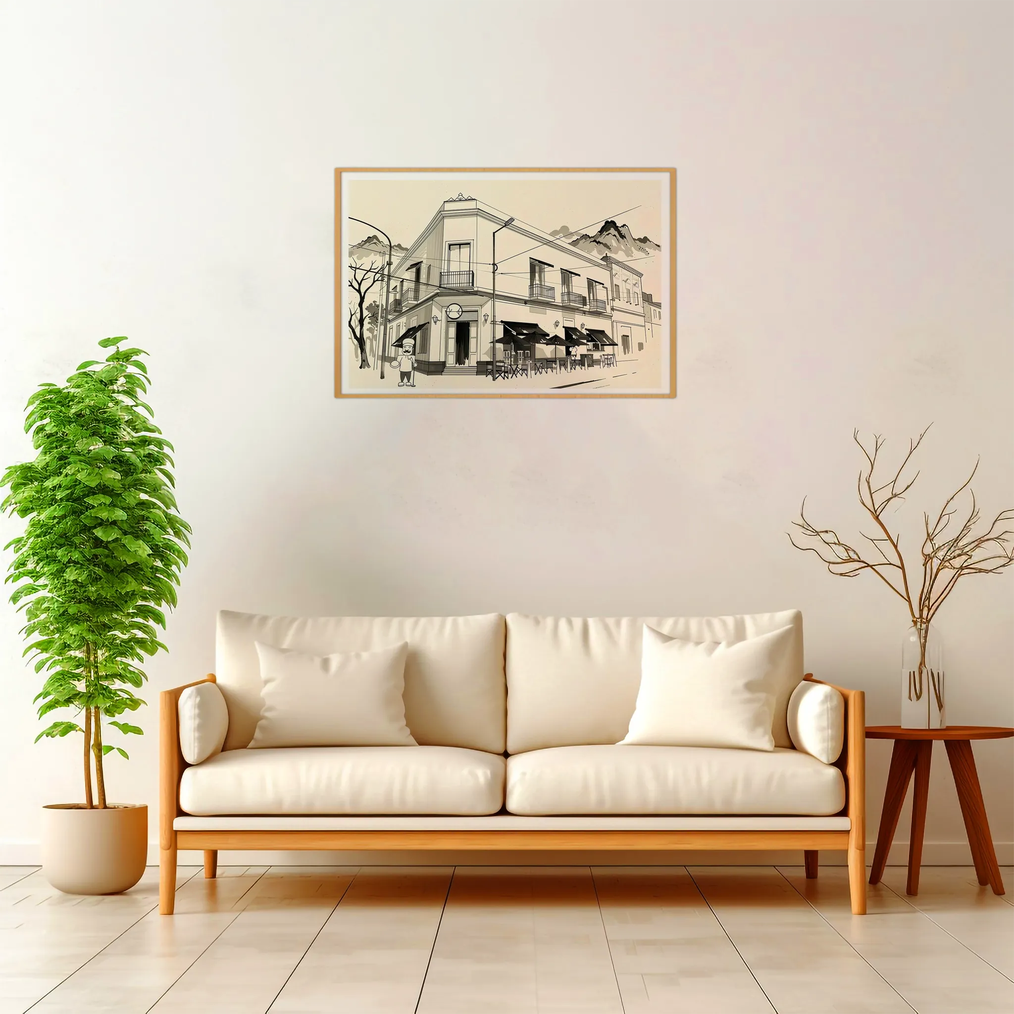 Buenos Aires | Caminito — Japanese Tradition framed fine art interior preview