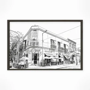 Buenos Aires | Caminito — Urban Sketch framed fine art interior preview
