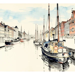 Copenhagen | Nyhavn — Japanese Tradition fine art print