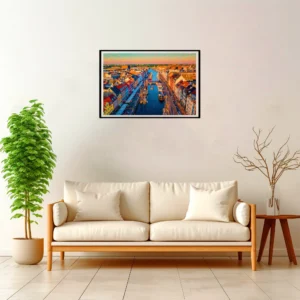 Copenhagen | Panorama — Impressionist Dream framed fine art interior preview