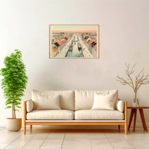Copenhagen | Panorama — Japanese Tradition framed fine art interior preview