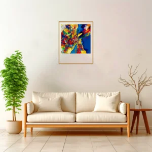 Copenhagen | Map — Aura Abstract framed fine art interior preview