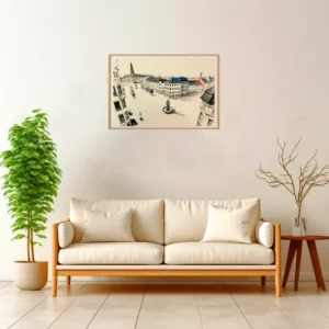 Copenhagen | Stroget — Japanese Tradition framed fine art interior preview
