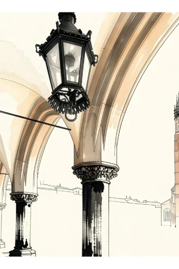 Krakow | St. Mary's Basilica from the Arcades