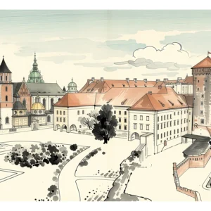 Krakow | Castle and Cathedral — Japanese Tradition fine art print