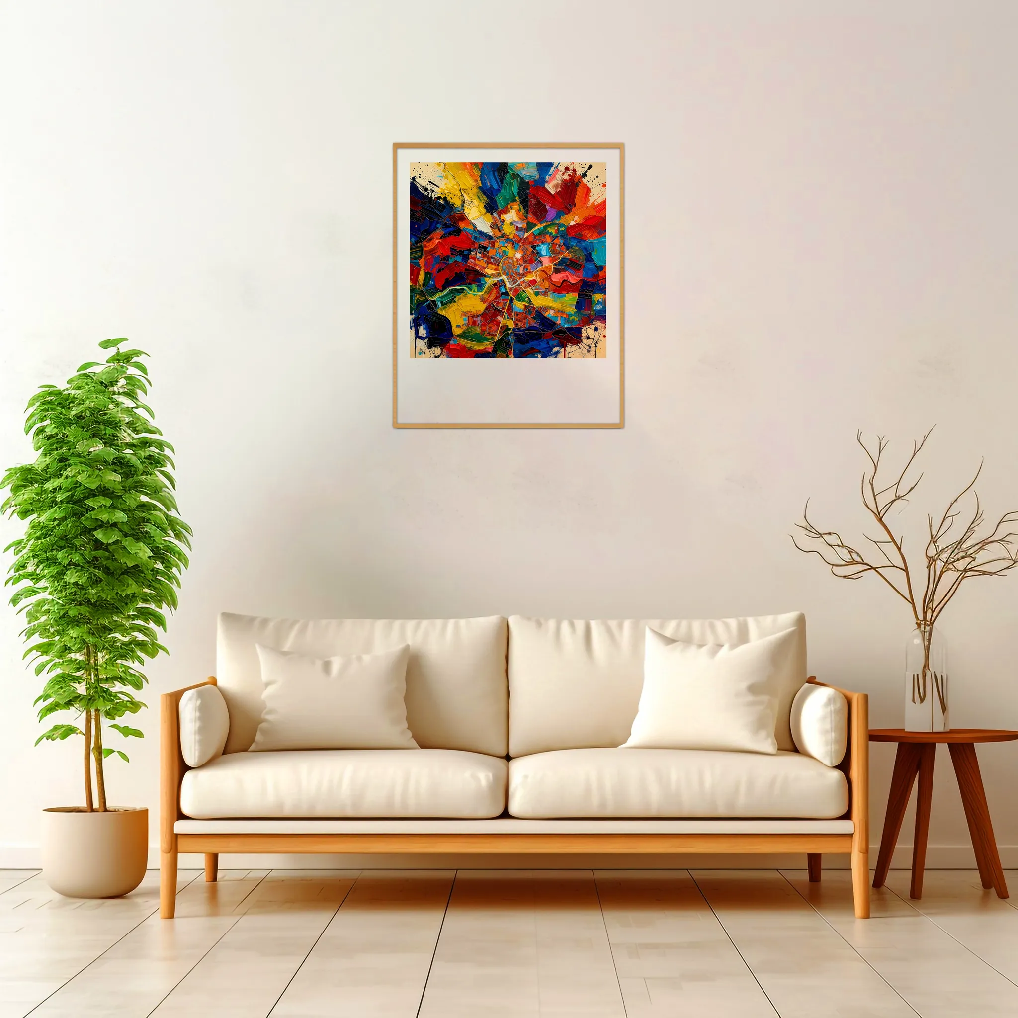 Krakow | Map fine art print