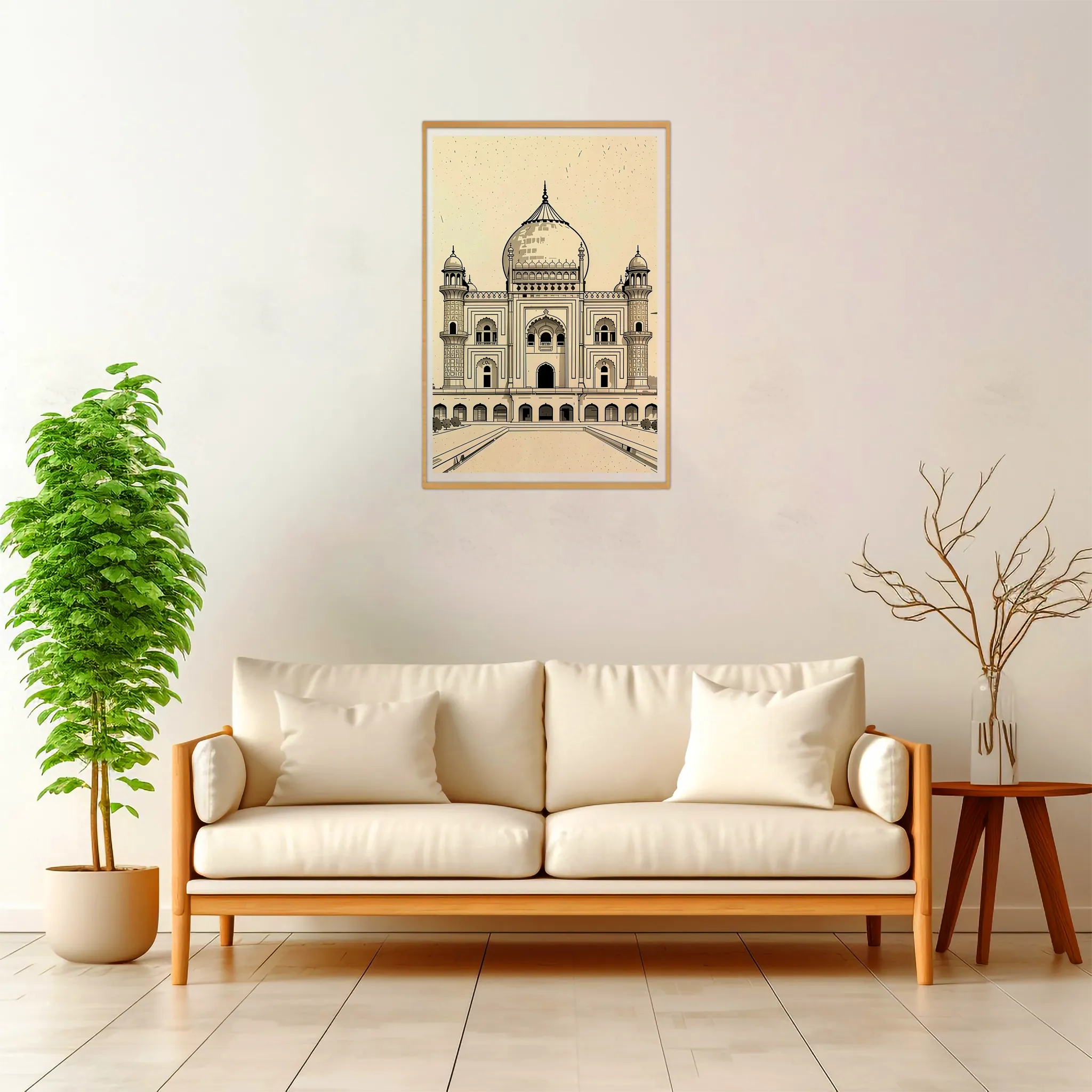 Delhi | Humayun's Tomb — Japanese Tradition framed fine art interior preview