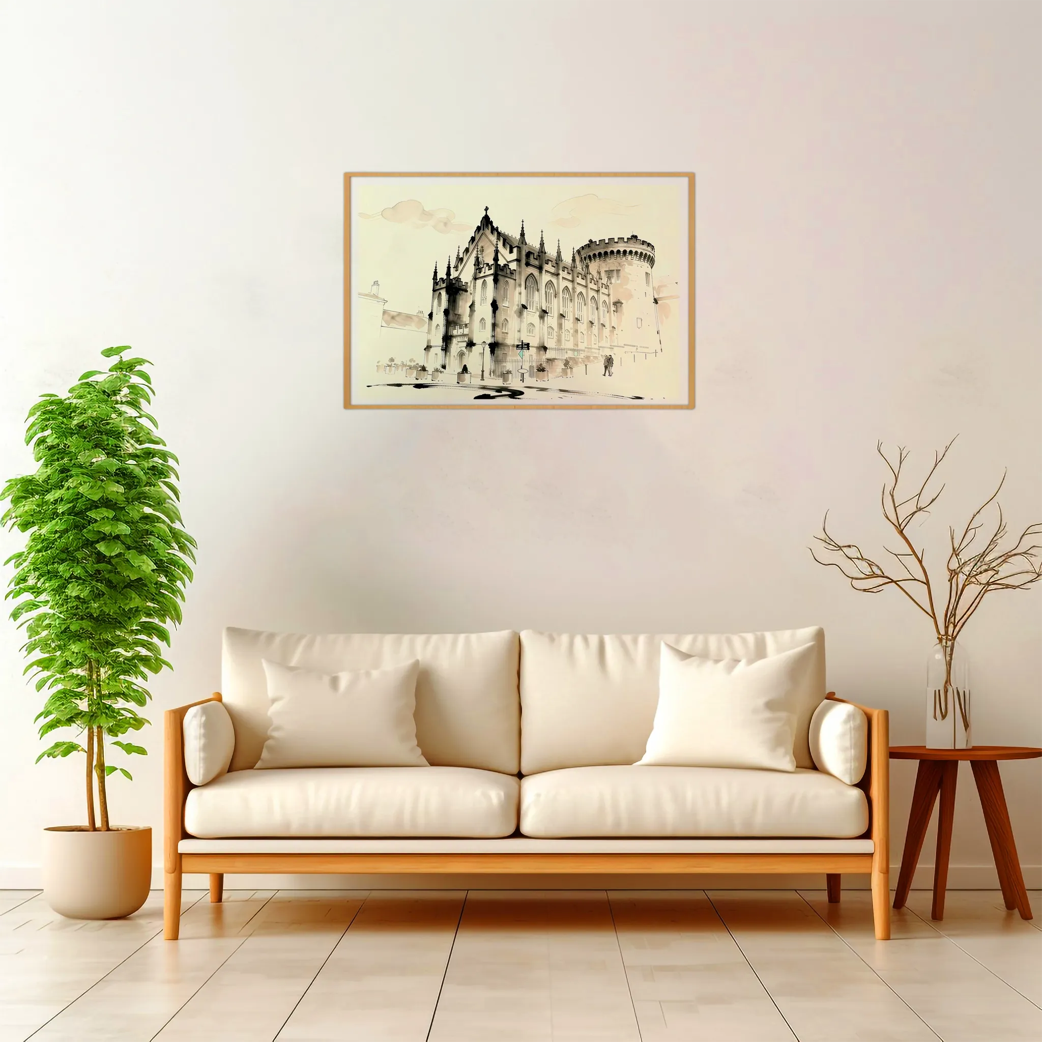 Dublin | Castle — Japanese Tradition framed fine art interior preview