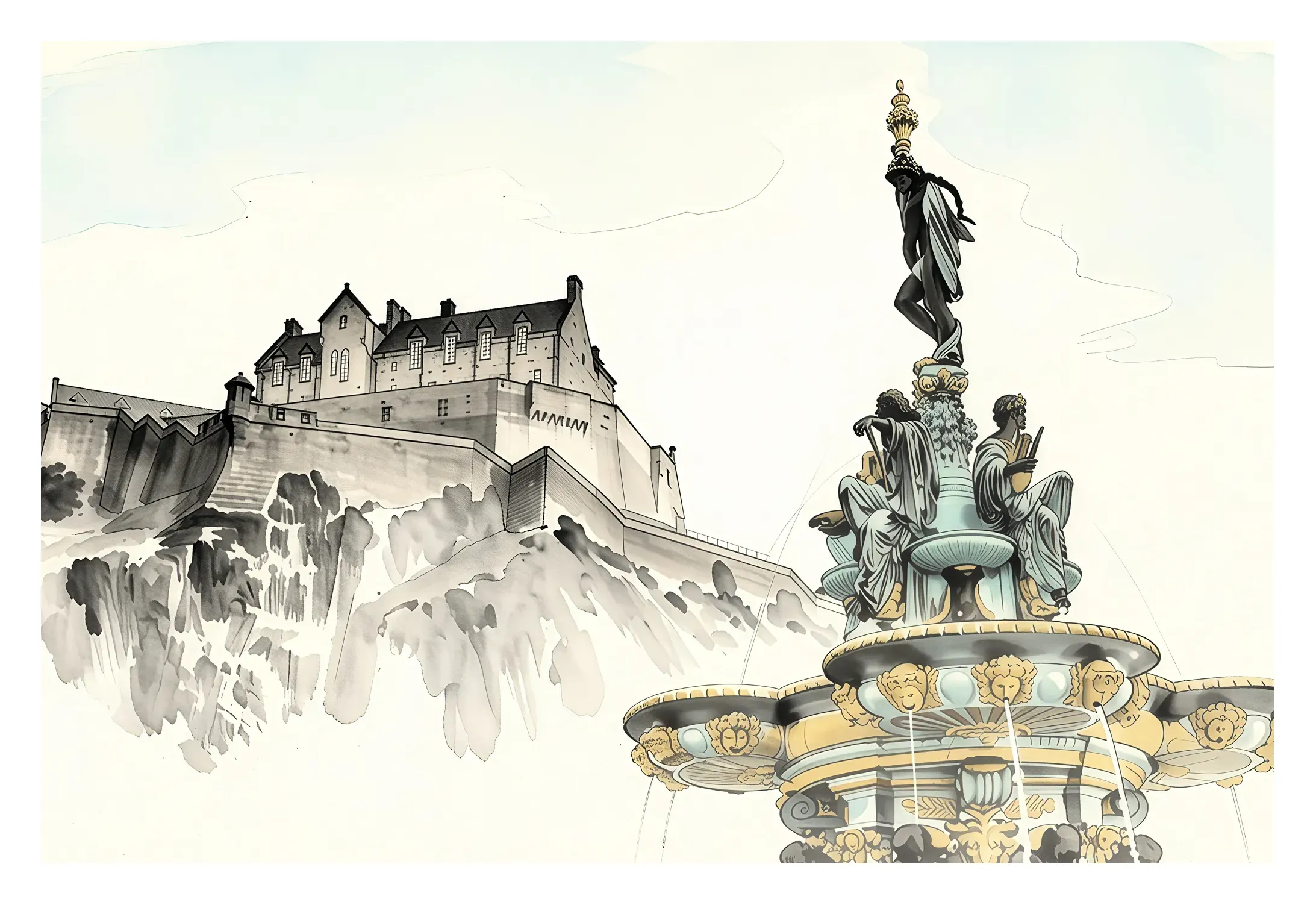 Edinburgh | Castle — Japanese Tradition fine art print