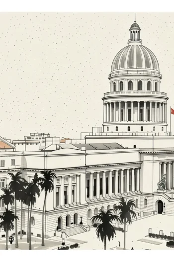 Havana | Map — Japanese Tradition fine art print