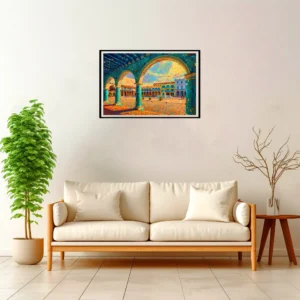 Havana | Plaza Vieja — Impressionist Dream framed fine art interior preview