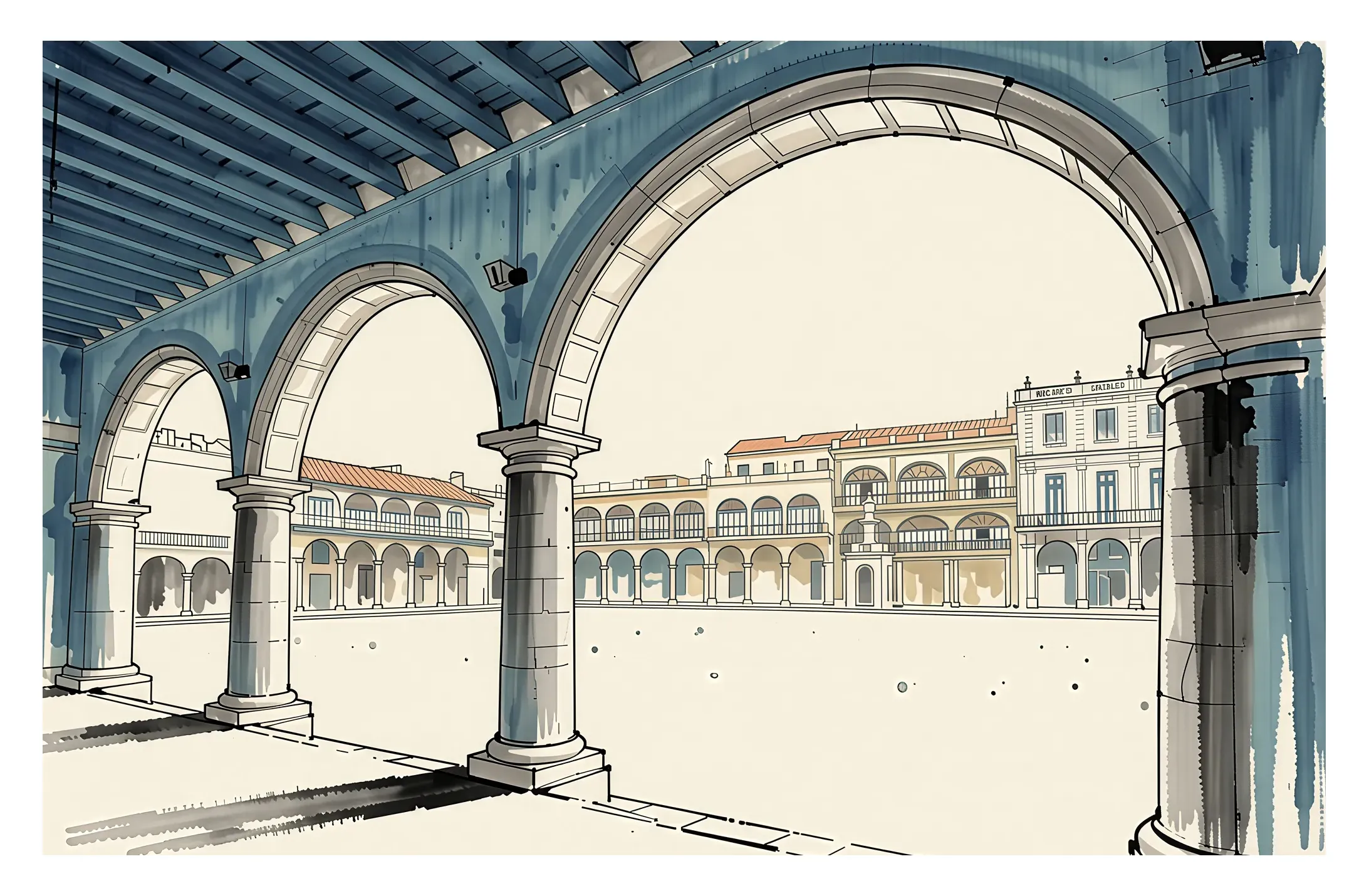 Havana | Plaza Vieja — Japanese Tradition fine art print
