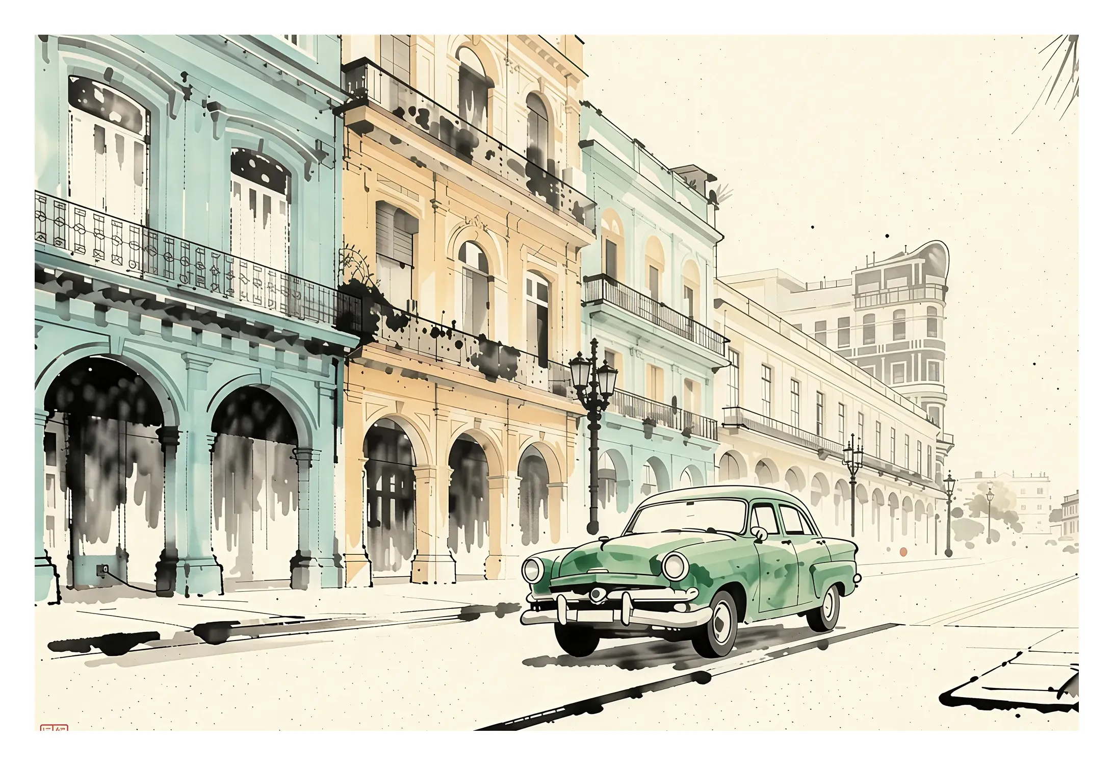 Havana | Street — Japanese Tradition fine art print