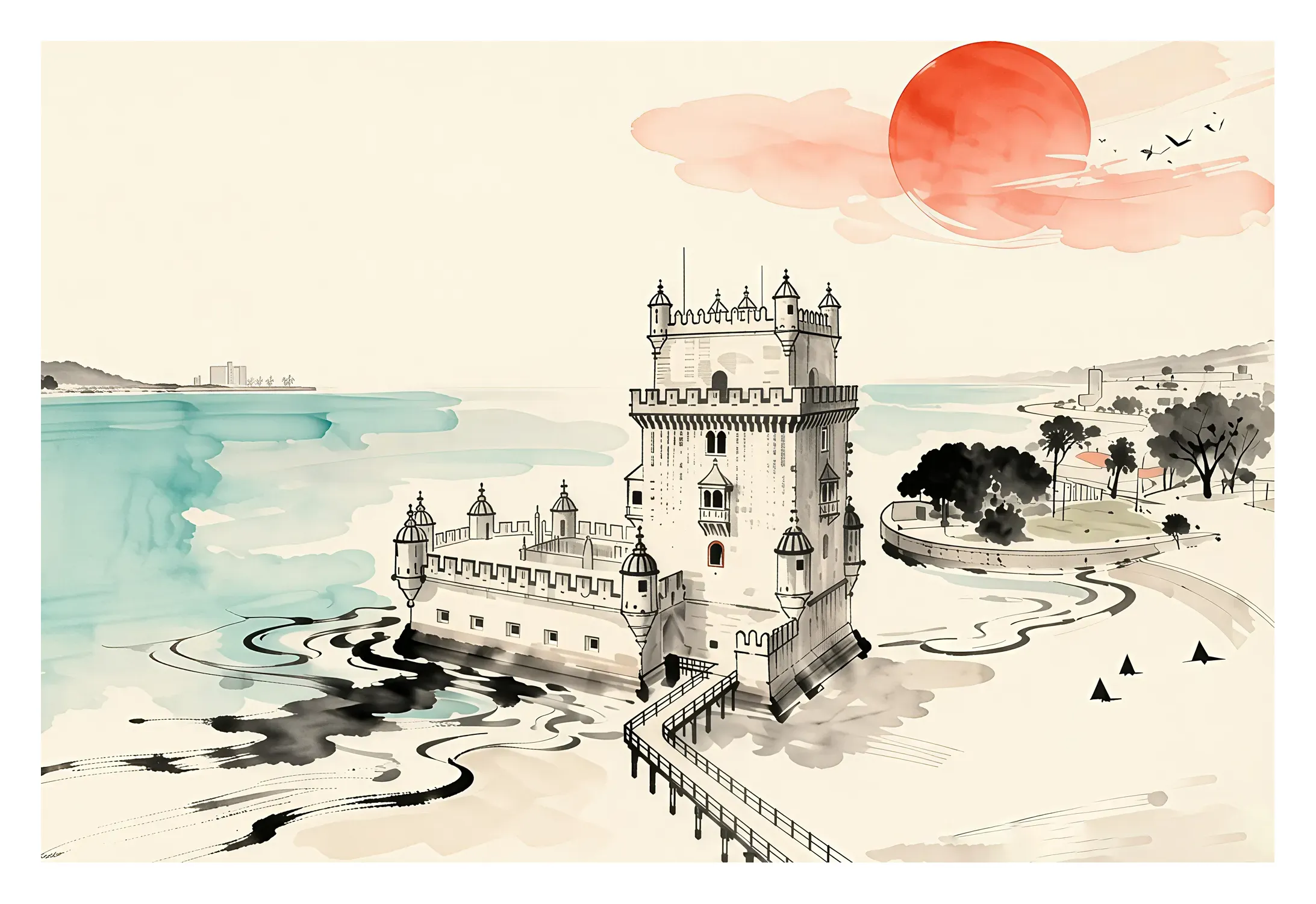 Lisbon | Belem — Japanese Tradition fine art print