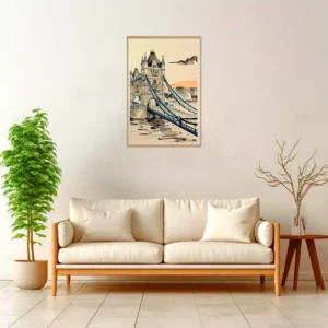 London | Tower Bridge — Japanese Tradition framed fine art interior preview