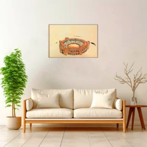 Madrid | Las Ventas — Japanese Tradition framed fine art interior preview