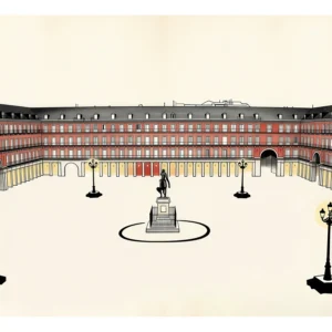 Madrid | Plaza Mayor — Japanese Tradition fine art print