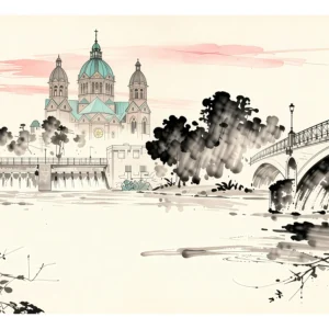 Munich | St. Lukas — Japanese Tradition fine art print
