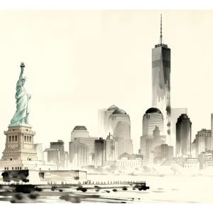 New York | Statue of Liberty — Japanese Tradition fine art print
