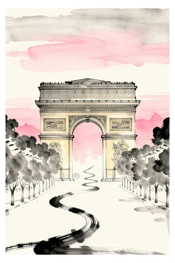 Paris | Arc de Triomphe — Japanese Tradition fine art print
