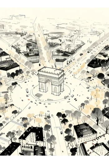 Paris | Eiffel Tower — Japanese Tradition fine art print