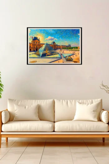 Paris | Arc de Triomphe — Impressionist Dream framed fine art interior preview
