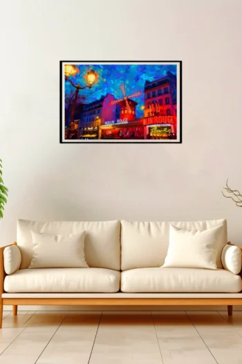 Paris | Arc de Triomphe — Impressionist Dream framed fine art interior preview