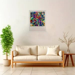 Paris | Map — Aura Abstract framed fine art interior preview