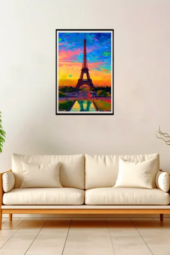 Paris | Arc de Triomphe — Impressionist Dream framed fine art interior preview