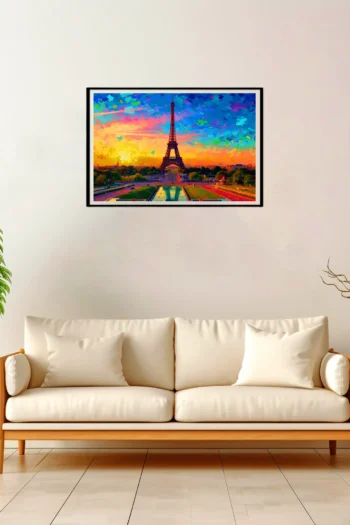 Paris | Arc de Triomphe — Impressionist Dream framed fine art interior preview