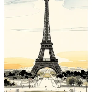 Paris | Eiffel Tower — Japanese Tradition fine art print