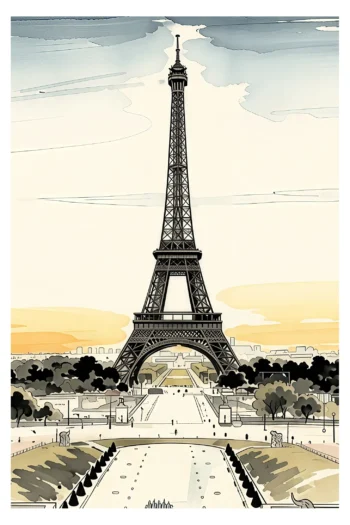 Paris | Arc de Triomphe — Japanese Tradition fine art print