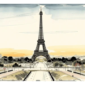 Paris | Eiffel Tower — Japanese Tradition fine art print